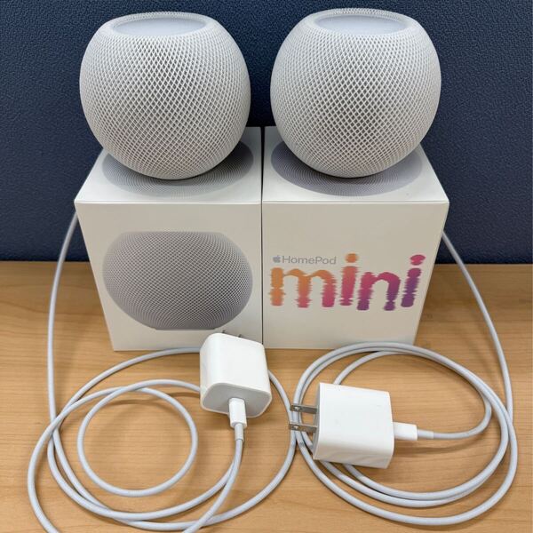 Apple HomePod mini アップル ホームポッドミニ2台セット MY5H2J/A HomePod mini, White