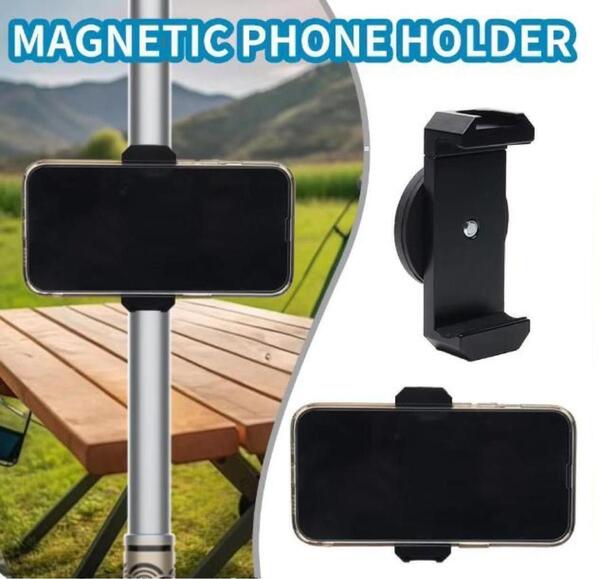 スマホホルダー スマホスタンド マグネット 車載 バイク カー用品 アウトドア