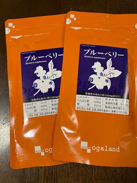 新品☆ オーガランド ブルーベリー サプリメント 6ヶ月分