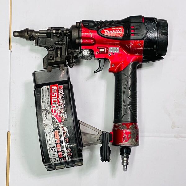 動作良好 送料無料 マキタ makita 高圧 50mm サイディング用 釘打ち機 AN510HS 逆巻きシート用 本体のみ