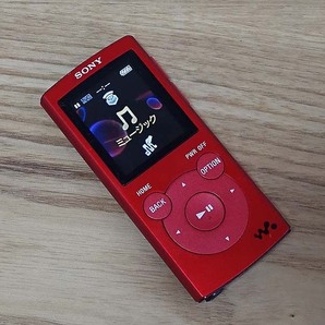 ◆◆SONY Walkman ソニーウォークマン NW-E062 2GB レッド そこそこきれい 動作良好 バッテリー長持ち|NW-1046◆◆