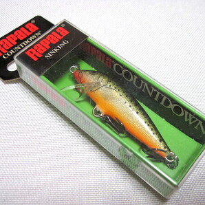 ナチュラルプリント《RaPaLa》カウントダウンラパラ【CD-5 RFSM】管釣りエリアトラウト小型ミノー_バルサ製 COUNTDOWN シンキング SINKING