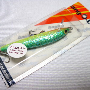 約8cm《Bagley’s》バングオールアー【#3 269】黄緑系レーザースケール_バグリー Bang-O-Lure バンゴー MINNOWミノー オールドバグリーズ