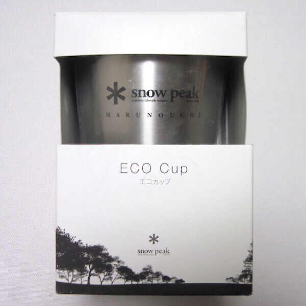 MARUNOUCHI ★snow peak ECO Cup スノーピーク『丸の内』限定販売エコカップ_キャンプアウトドアステンレスマグシェラカップビール家飲み