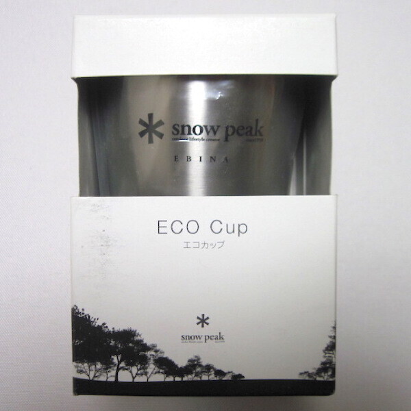 EBINA ★snow peak ECO Cup スノーピーク『海老名』限定販売エコカップ_キャンプアウトドアステンレスマグシェラカップビール家飲みコップ