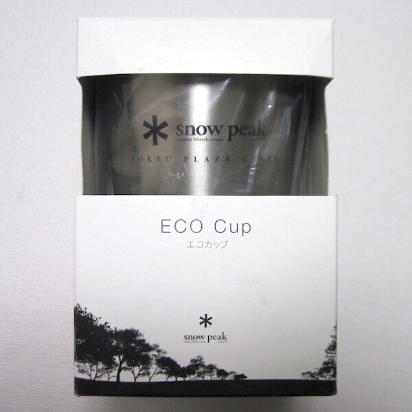 TOKYU PLAZA GINZA ★snow peak ECO Cup スノーピーク『東急プラザ銀座』限定販売エコカップ_キャンプステンレスマグシェラカップビール