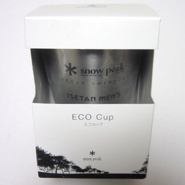 ISETAN SHINJUKU ISETAN MEN’S ★snow peak ECO Cup スノーピーク『伊勢丹新宿メンズ』限定販売エコカップ_キャンプマグシェラカップ