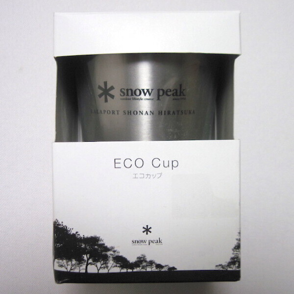 LALAPORT SHONAN HIRATSUKA ★snow peak ECO Cup スノーピーク『ららぽーと湘南平塚』限定販売エコカップ_キャンプマグシェラカップビール