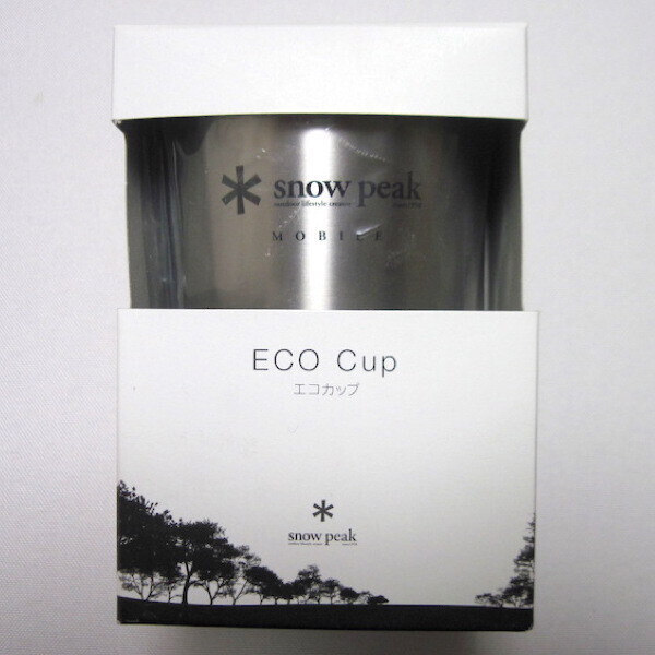 MOBILE ★snow peak ECO Cup スノーピーク『モバイル』限定販売エコカップ_キャンプアウトドアステンレスマグシェラカップビール家飲み