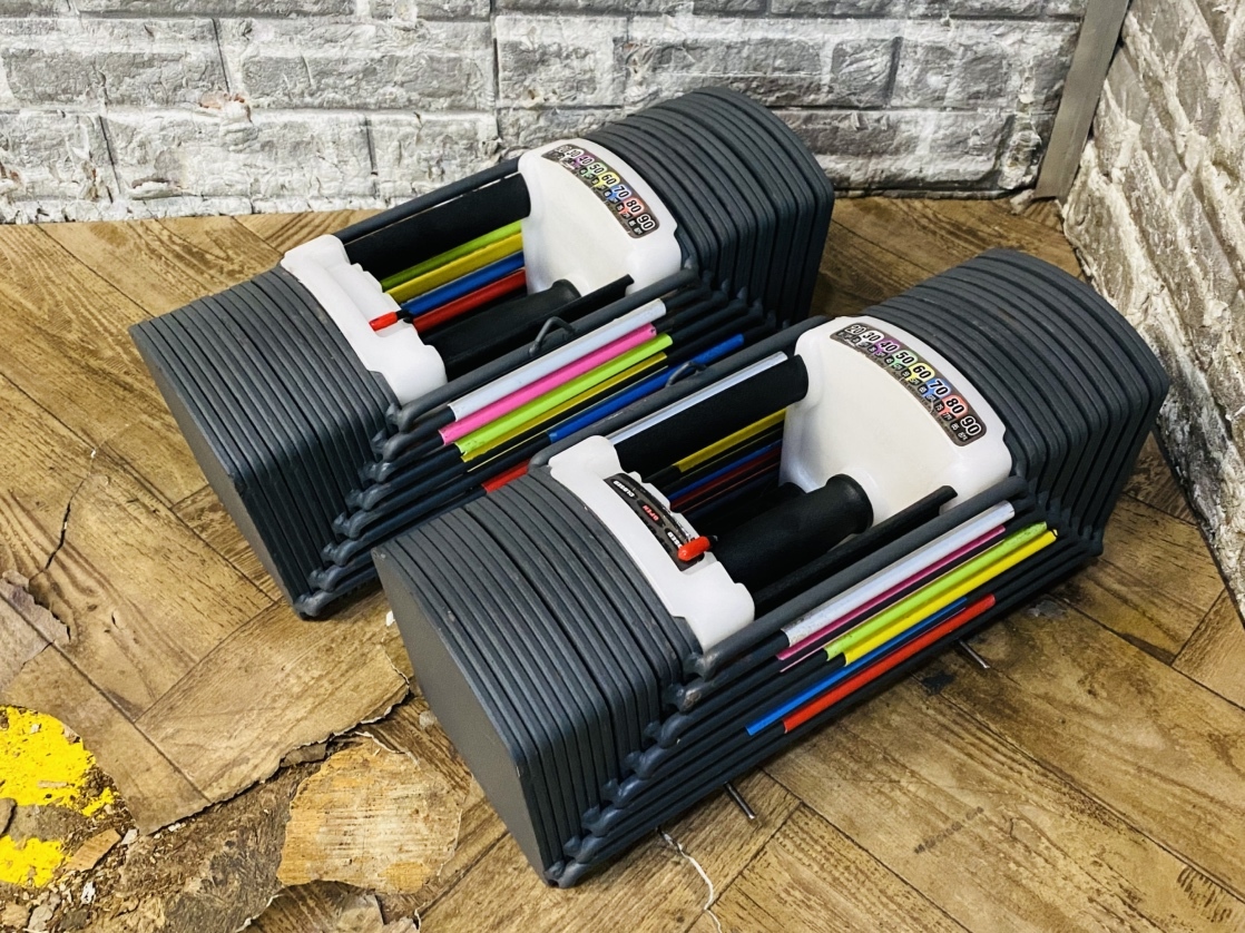 パワーブロック ダンベル 可変式 22キロ 中古 美品