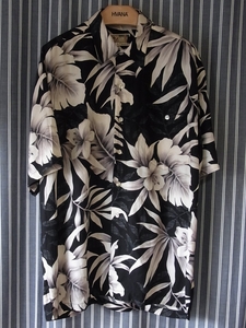 ★Made in Hawaii U.S.A ハワイ製 TORI RICHARD トリ リチャード アロハシャツ サイズM /USED *少々シミ有り