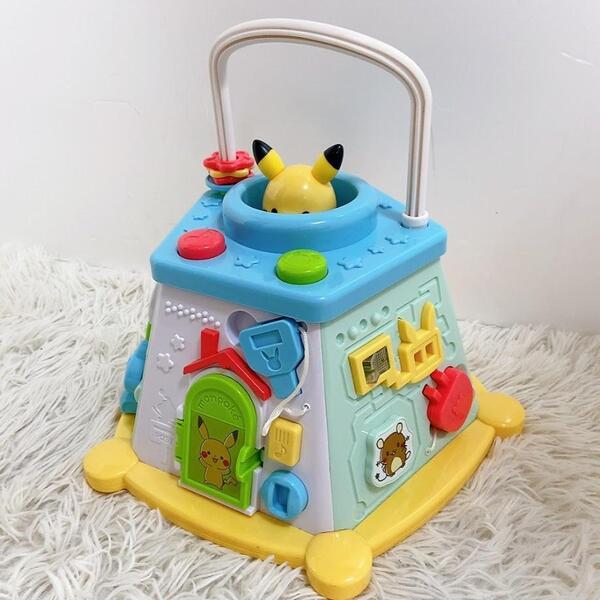 ポケモン モンポケ ピカチュウたちのてあそびいっぱいボックス おもちゃ 0歳から あかちゃん ベビー ポケットモンスター【動作品】