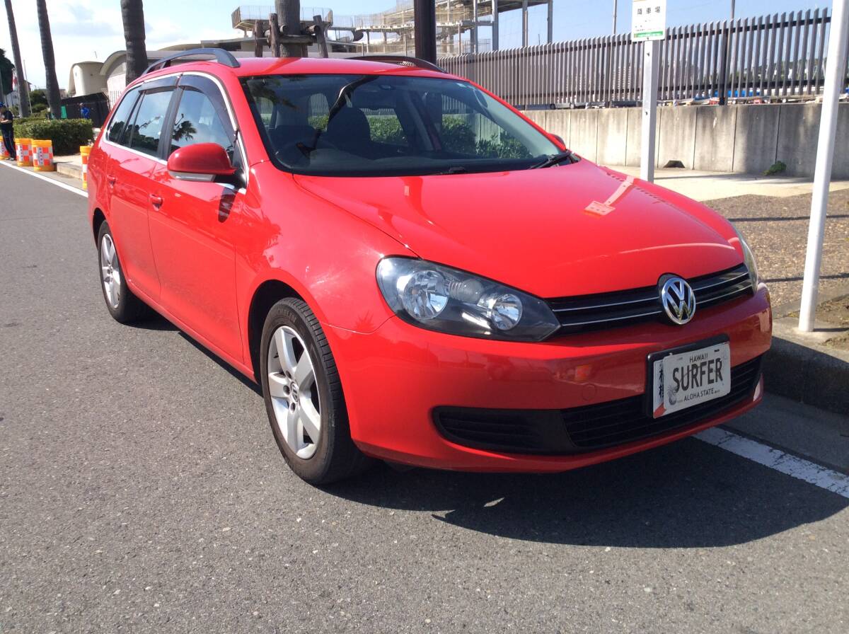 「1オーナー車　ディーラーフルメンテナンス　ディーラー下取車　車検R9年6月！ゴルフヴァリアント　実走行　美車」の画像1