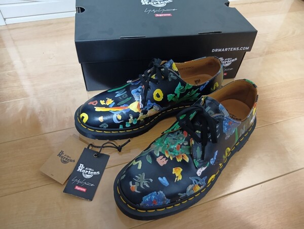Yohji Yamamoto × Supreme × Dr.Martens 3eye ヨウジヤマモト シュプリーム ドクターマーチン 3ホール シューズ ブーツ ブラック26cm
