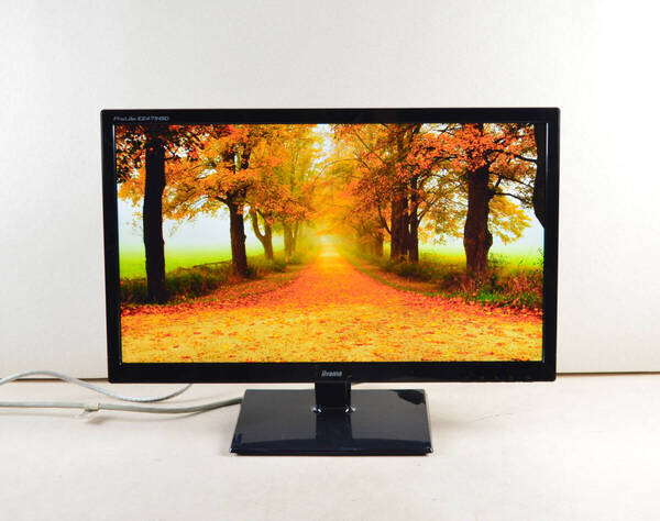 6221 IIYAMA 24型ワイド E2471HSD フルHD スピーカー内蔵 LED ディスプレイ
