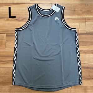 エゴザル EGOZARU タンクトップ ランニング シャツ Lサイズカラー グレー