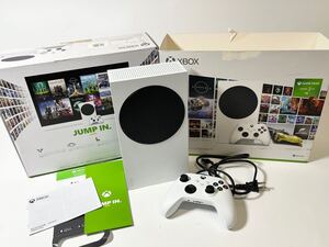 【1円スタート】【中古品】XBOX Series S 本体 HDMI 512 GB SSD Microsoft マイクロソフト RRS-00159 箱付
