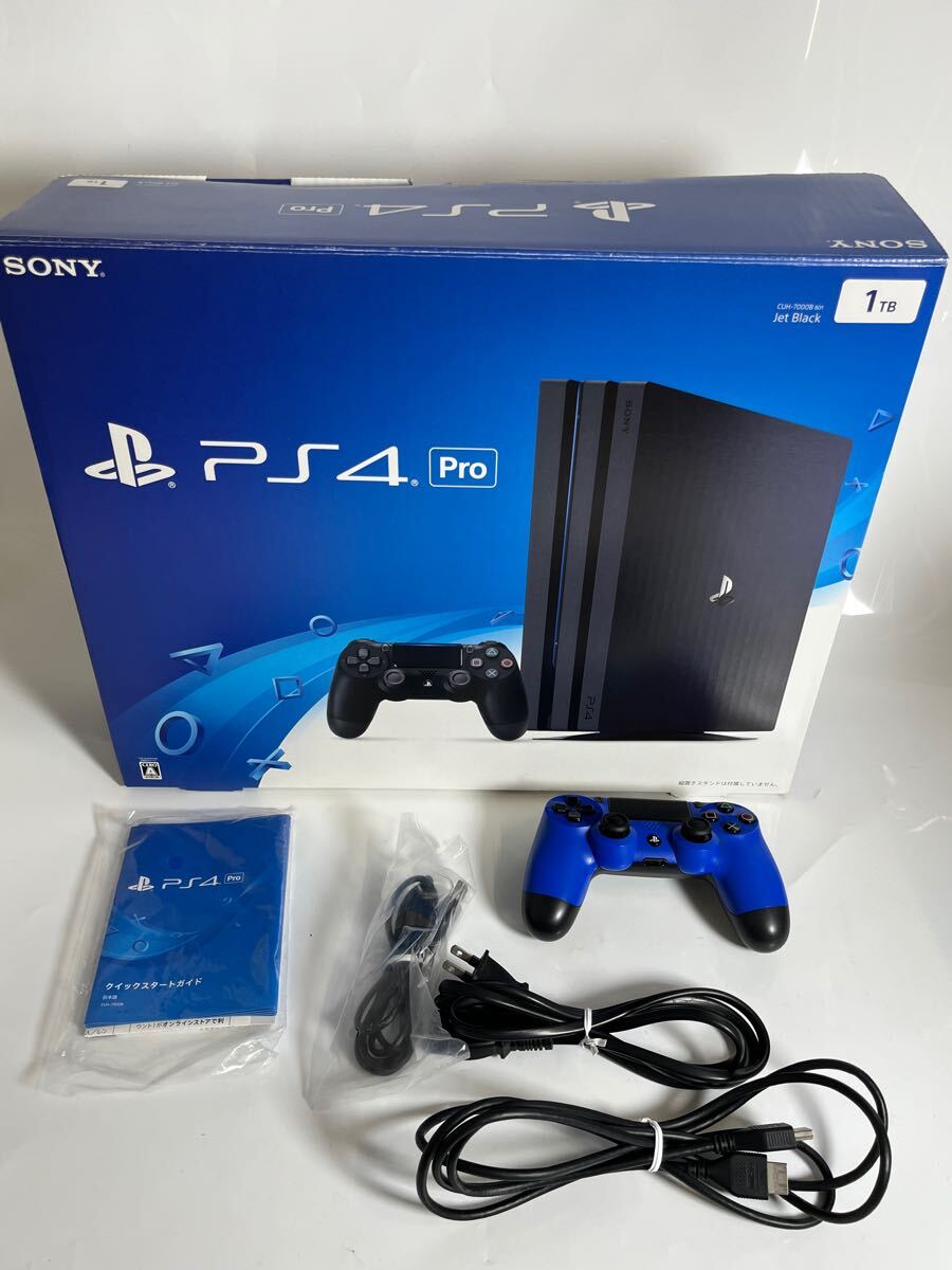 ソニー PlayStation4 Pro CUH-7000B B01 ブラック 1TB 初期化済