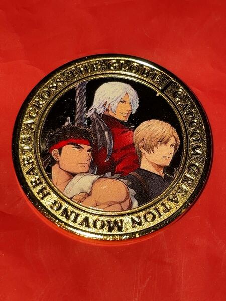 送料無料 大カプコン展 ストリートファイター バイオハザード デビルメイクライ 記念メダル CAPCOM