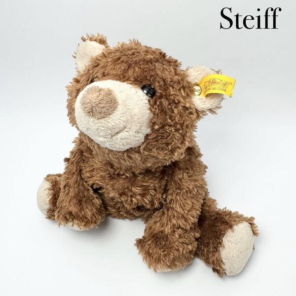 Steiff シュタイフ テディベア くたくたぬいぐるみ くま ブラウン 082115 ドイツ製 コレクション ヴィンテージ インテリア