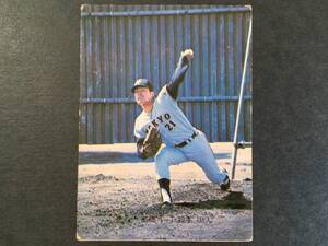 ★1973 カルビー プロ野球カード 旗版 #43 読売ジャイアンツ 高橋一三