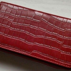 送料無料! 財布 大容量 じゃばら 赤 レッド ワイン ワインレッド 長財布 カードケース カードホルダー