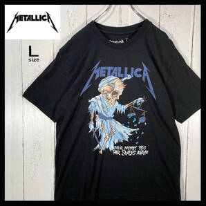 【USED】メタリカ METALLICA パスヘッド Tシャツ 古着 ブラック( メンズ Lサイズ ) ☆送料無料☆