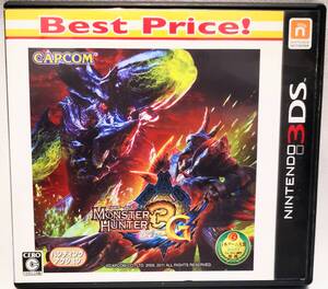 【B】【17024C】☆★ニンテンドー 3DS ソフト MONSTER HUNTER 3G モンスターハンター モンハン 箱有 動作未確認 現状品☆★