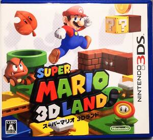 【B】【17024D】☆★ニンテンドー 3DS ソフト スーパーマリオ 3D ランド SUPER MARIO 3DLAND 箱有 動作未確認 現状品☆★