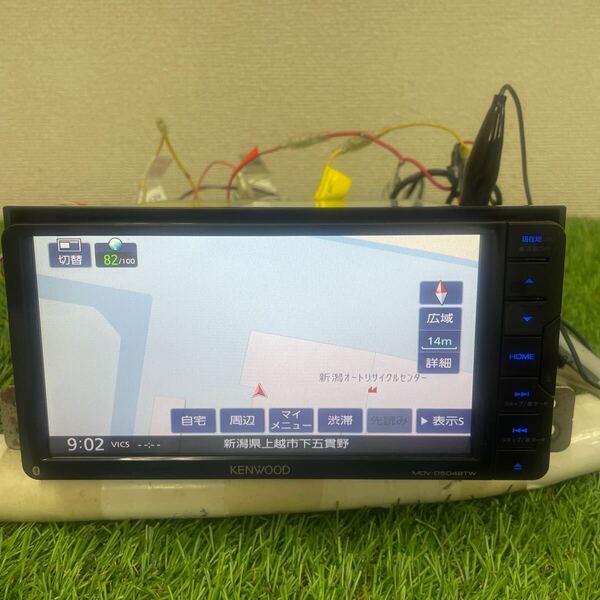 ★KENWOOD/ケンウッド【MDV-D504BTW】メモリー ナビ★フルセグ 内蔵★DVD CD CD-R Bluetooth★2016年★動作OK (251)