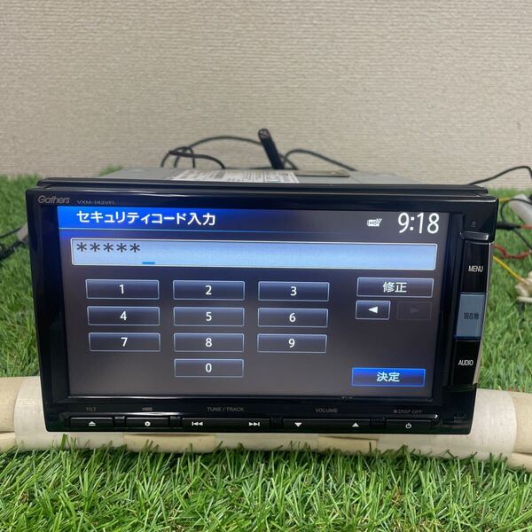 ホンダ純正 ギャザーズ Gathers メモリーナビ VXM-142VFi DVD Bluetoothオーディオ フルセグ 地デジ セキュリティロック
