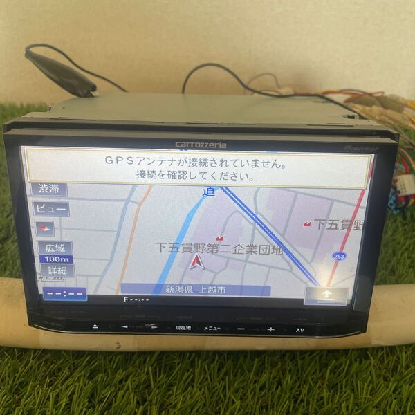 カロッツェリア AVIC-MRZ09 フルセグTV DVD Bluetooth 地図データ 2012年式 メモリーナビゲーション カーナビ (286)