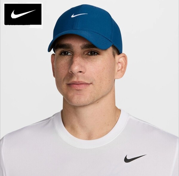 NIKE キャップ ユニセックス ブルー 青 M~L 頭囲55~57cm
