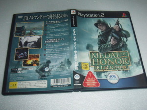 中古 傷有 PS2 メダル オブ オナー 史上最大の作戦 動作保証 同梱可
