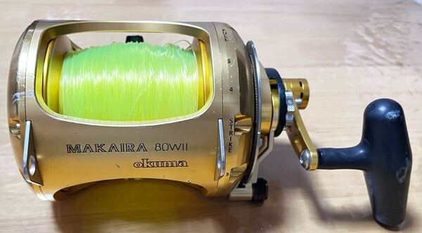 【最強リール】オクマ マカイラ80wⅡ アラ クエ モロコ 巨大魚 磯大物釣りに トローリングにも!