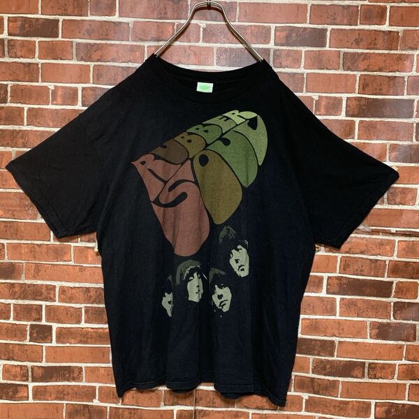 【入手困難】THE BEATLES★ザ・ビートルズ★C2005★RUBBER SOUL★ラヴァーソウル★ビッグシルエット★バンドtシャツ★XL★vintege★古着