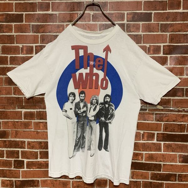 【入手困難】The Who★ザ・フー★クラッシュ★ダメージ加工★デカプリント★バンドtシャツ★ミュージック★古着★ukロック
