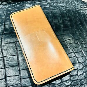 新喜皮革 本革 コードバン ホースハイド 馬革×パイソン 蛇革 長財布 ロング ウォレット バイカー ライダース フラットヘッド 土屋鞄 RJB