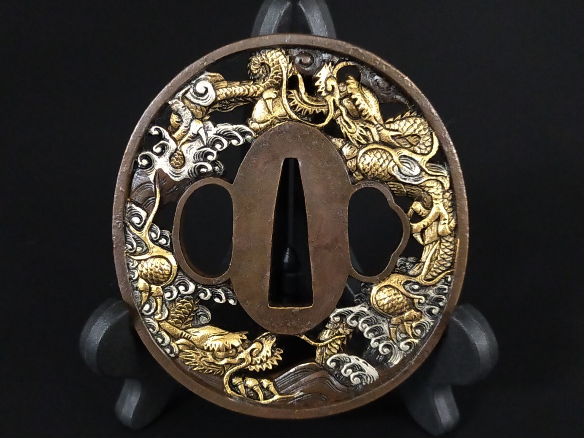 格安saleスタート ボ 2025年最新】Yahoo!オークション -鍔 龍(鍔、刀装具)の中古品 武具