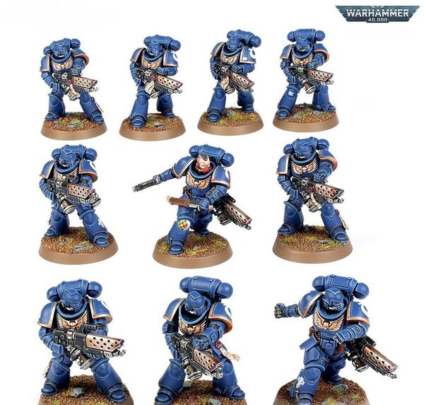 ★ウォーハンマー★ インフェルヌス・スカッド10体★リヴァイアサン付属品 台座付★WARHAMMER40k スペースマリーン 送料無料