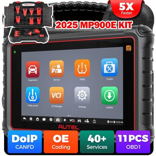 Autel診断機 MaxiCOM MP900E KIT 日本語対応 自動車故障診断機 OBD2 全システム診断スキャナー