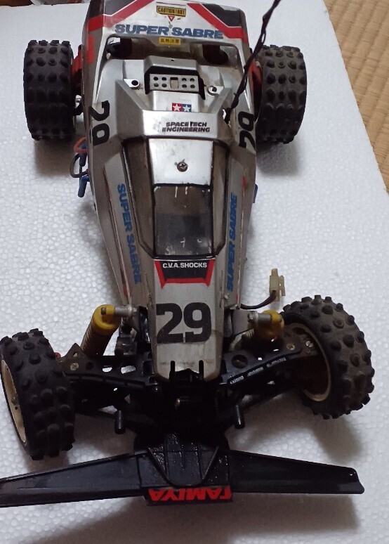 タミヤ ラジコン RCカー スーパーセイバー 当時物 ジャンク Yahoo!オークション -「スーパーセイバー タミヤ」(完成品(電動
