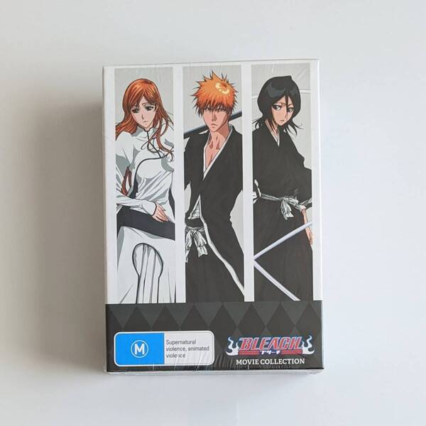 ■新品■ 豪州限定 劇場版 BLEACH 映画 4本 DVD (※リージョン機器必須) DVD-BOX アニメ ブリーチ 地獄篇 もう一つの氷輪丸 君の名を呼ぶ