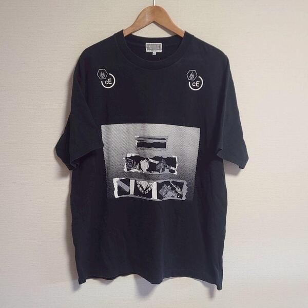 C.E (CAV EMPT) シーイー Tシャツ 半袖 ロゴ プリント 黒 XL