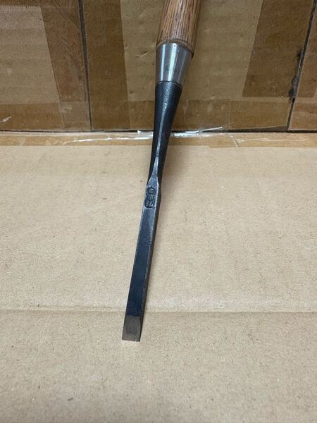大工道具 鑿 月市弘 二分 追入鑿 中古 のみ ノミ 左市弘