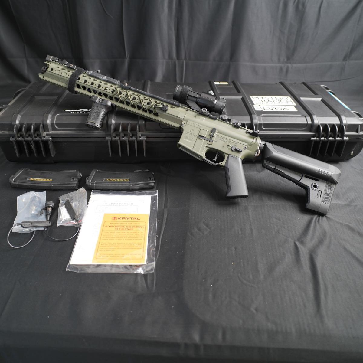 KRYTAC／純正品／LVOA-C ハンドガードセット 思わず握りたくなる