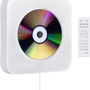 CDプレーヤー 置き&壁掛け式 1台多役 bluetooth ポータブル