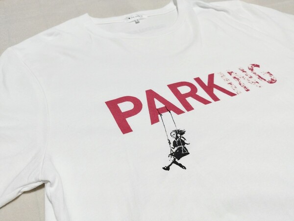 THE SHOP TK タケオキクチ Banksy バンクシー PARKING パーキング グラフィック アート Tシャツ サイズ L