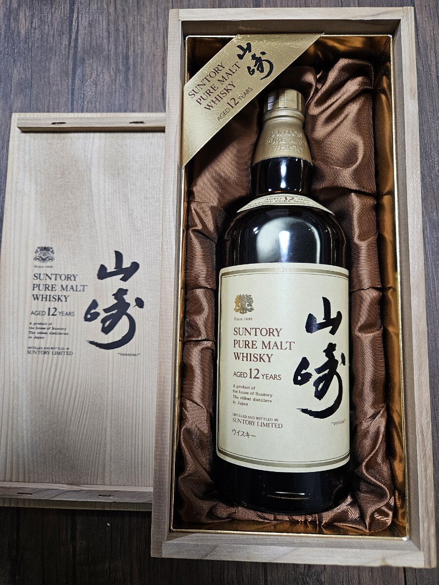 Yahoo!オークション -「山崎12年 木箱」(日本) (ウイスキー)の