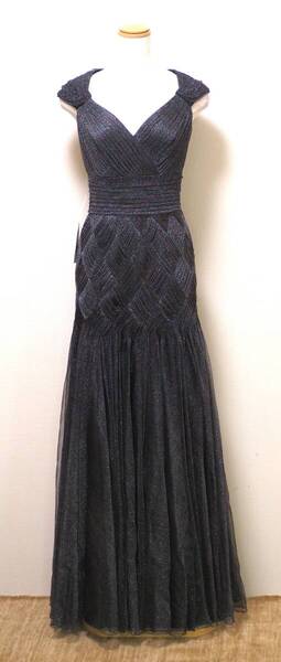 TADASHI SHOJI タダシショージ SILVER/BLACK ロングフォーマルドレス 「4 」/ 9号程度